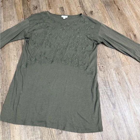 J. Jill • Embroidered Tunic Blouse - Picture 3 of 12